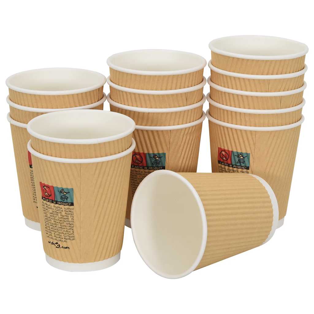 Paperiset Kahvikupit Kansilla 1000 Kpl 8Oz 200Ml