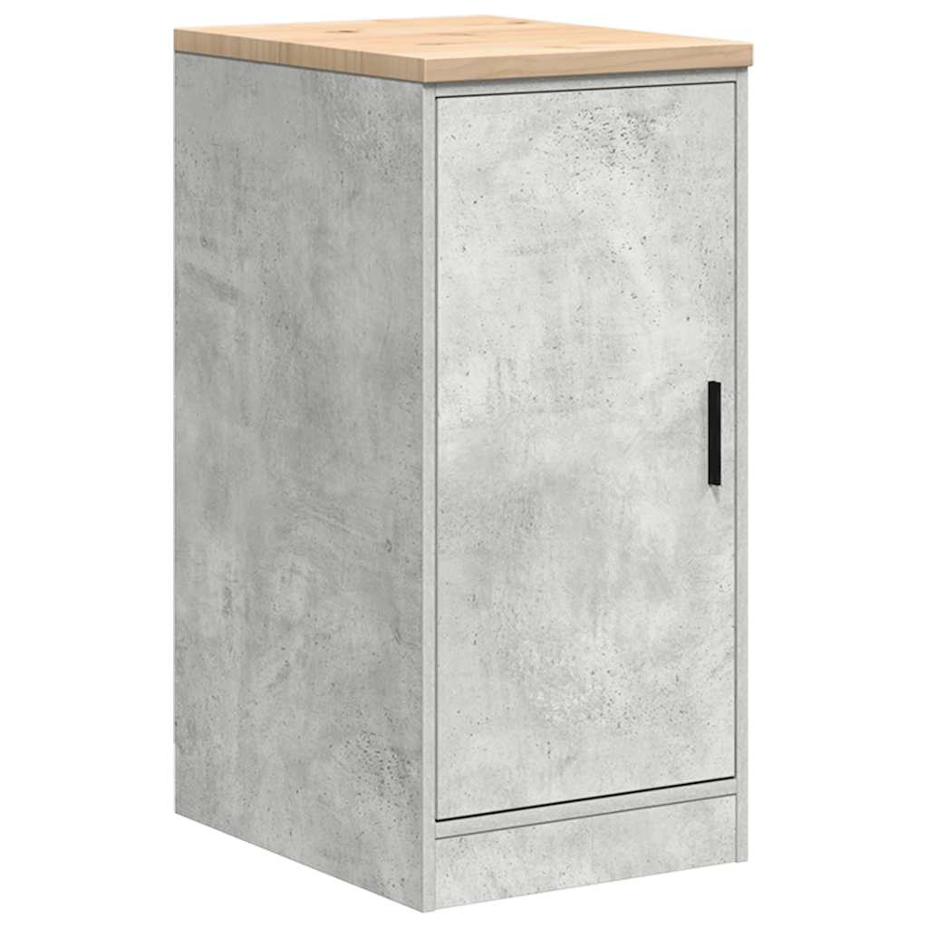 Autotallikaapit 2 Kpl Betoninharmaa Tekninen Puu