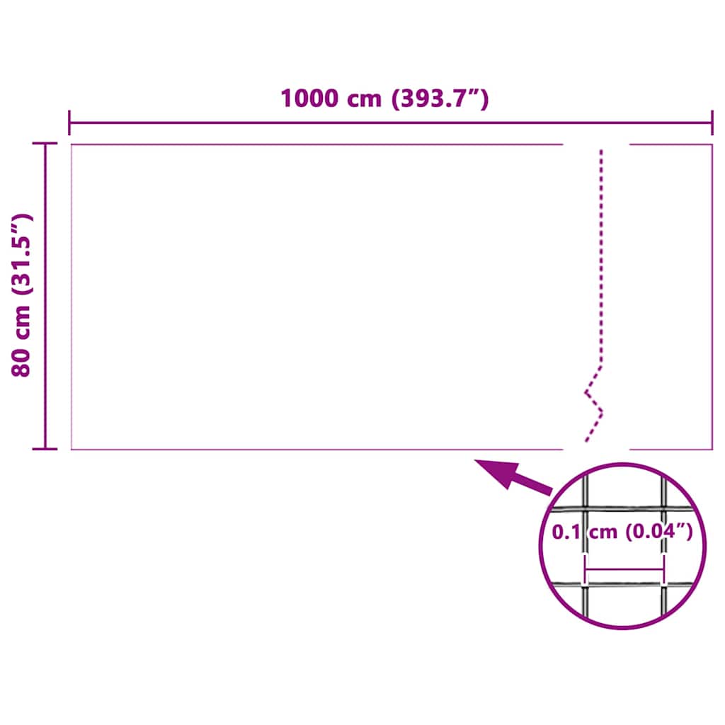 Hyönteisverkko Valkoinen 80 X 1000 Cm Lasikuitu