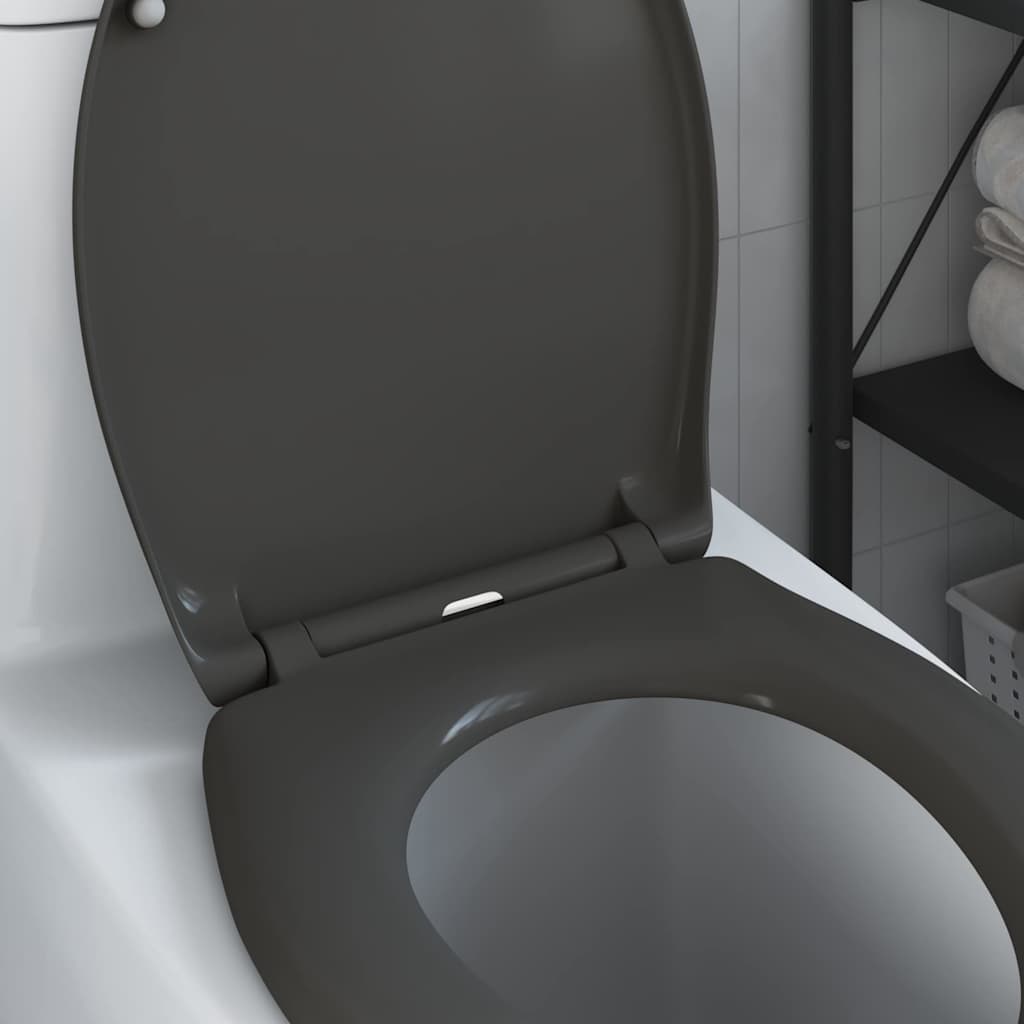 Wc-Istuin Antrasiitti 47 X 37 X 4 Cm Duroplast