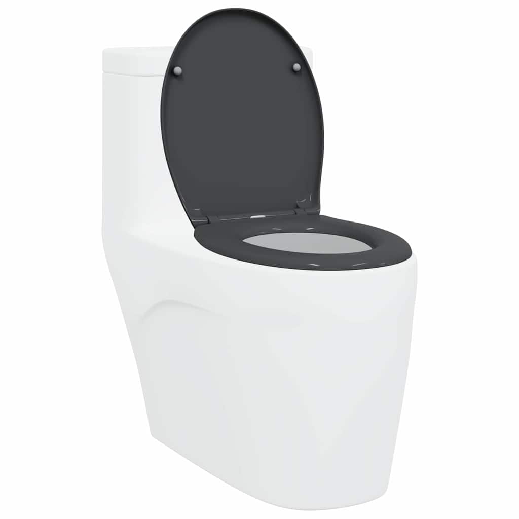 Wc-Istuin Antrasiitti 47 X 37 X 4 Cm Duroplast