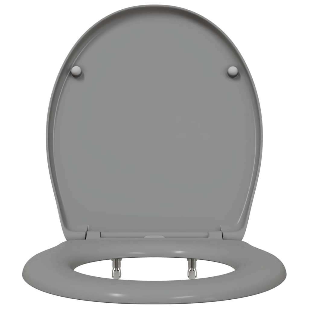 Wc-Istuin Harmaa 47 X 37 X 4 Cm Duroplast