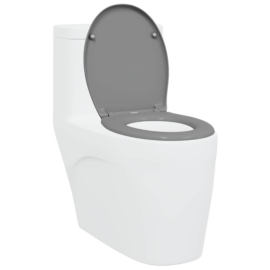 Wc-Istuin Harmaa 47 X 37 X 4 Cm Duroplast