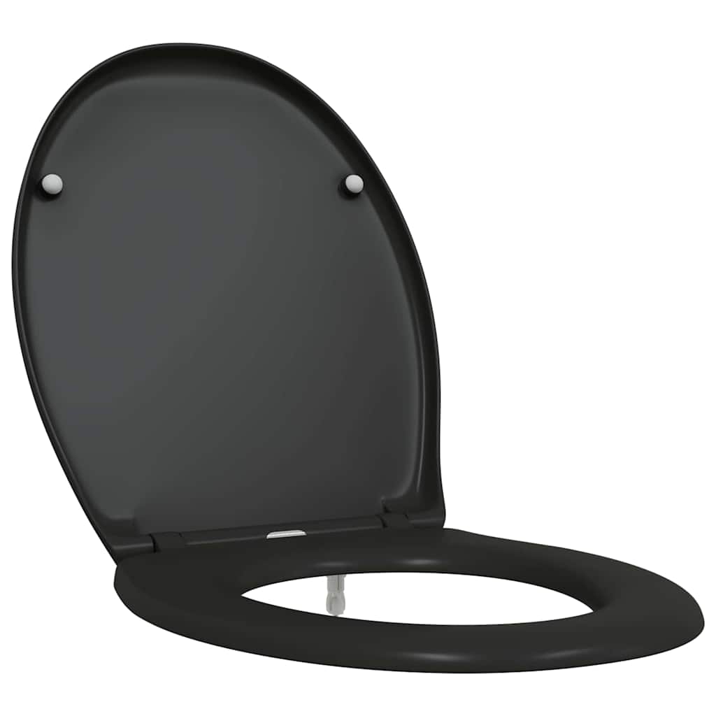 Wc-Istuin Musta 47 X 37 X 4 Cm Duroplast