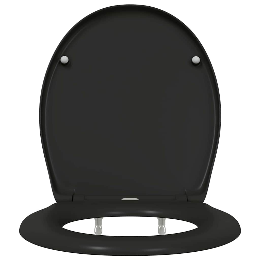 Wc-Istuin Musta 47 X 37 X 4 Cm Duroplast