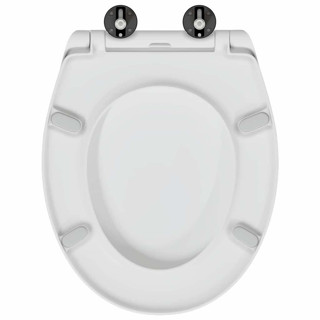 Wc-Istuin Valkoinen 47 X 37 X 4 Cm Duroplast