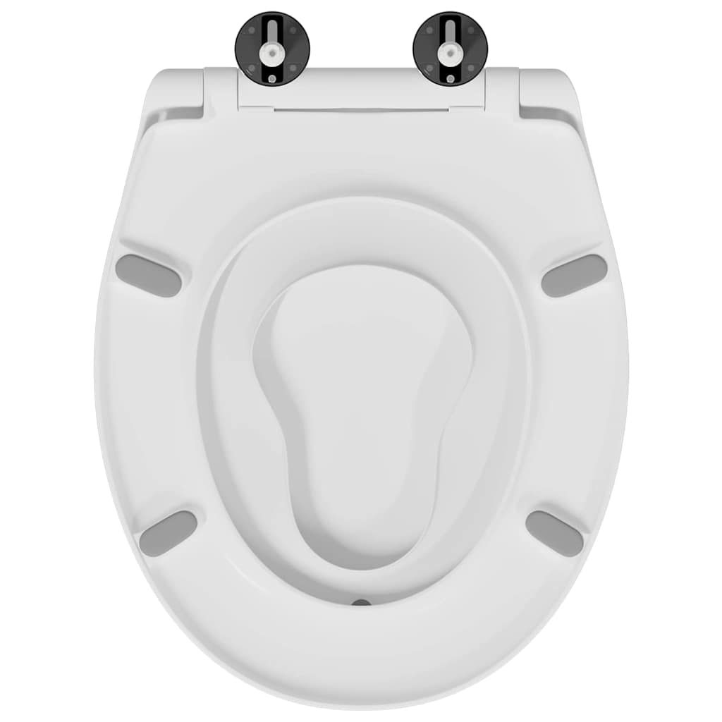 Wc-Istuin Valkoinen 47 X 37 X 4 Cm Duroplast
