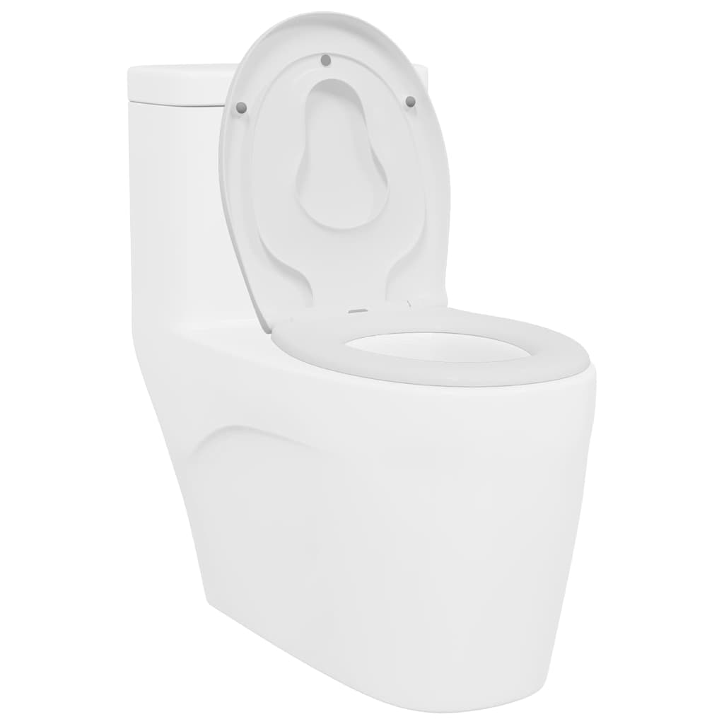Wc-Istuin Valkoinen 47 X 37 X 4 Cm Duroplast