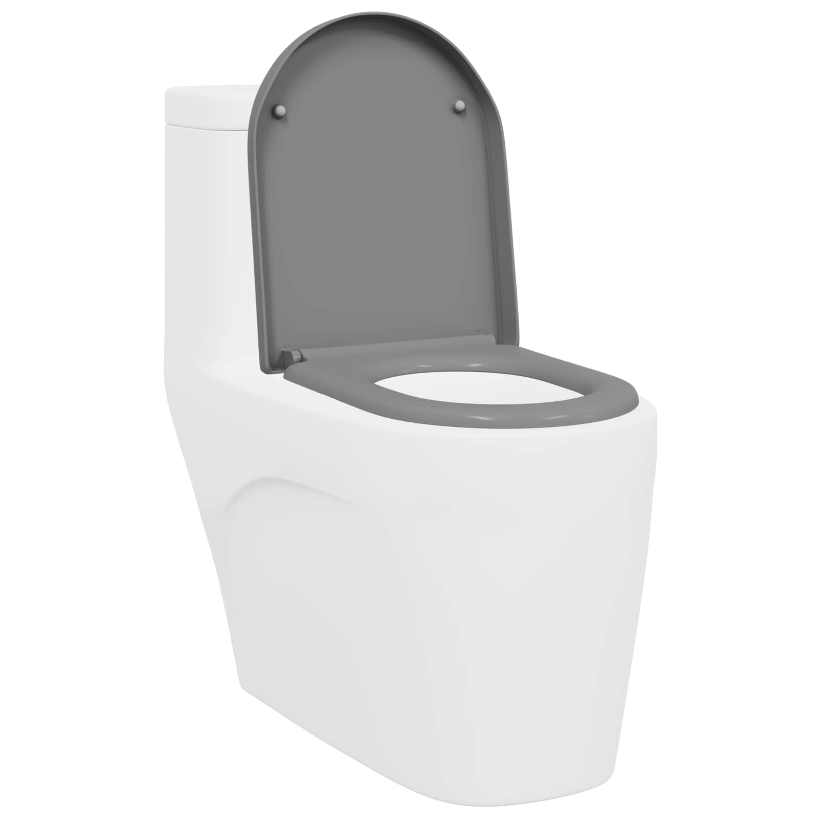 Wc-Istuin Harmaa 49 X 36 X 4 Cm Duroplast