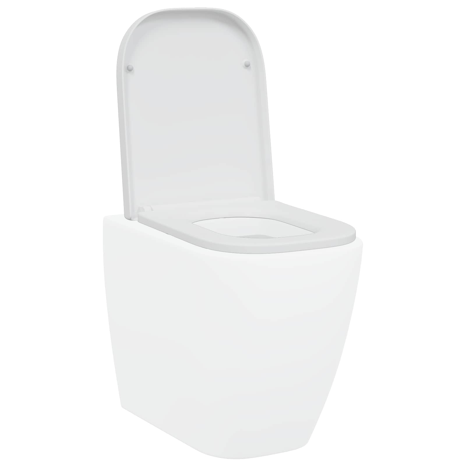 Wc-Istuin Valkoinen 47,5 X 35 X 3,6 Cm Duroplast
