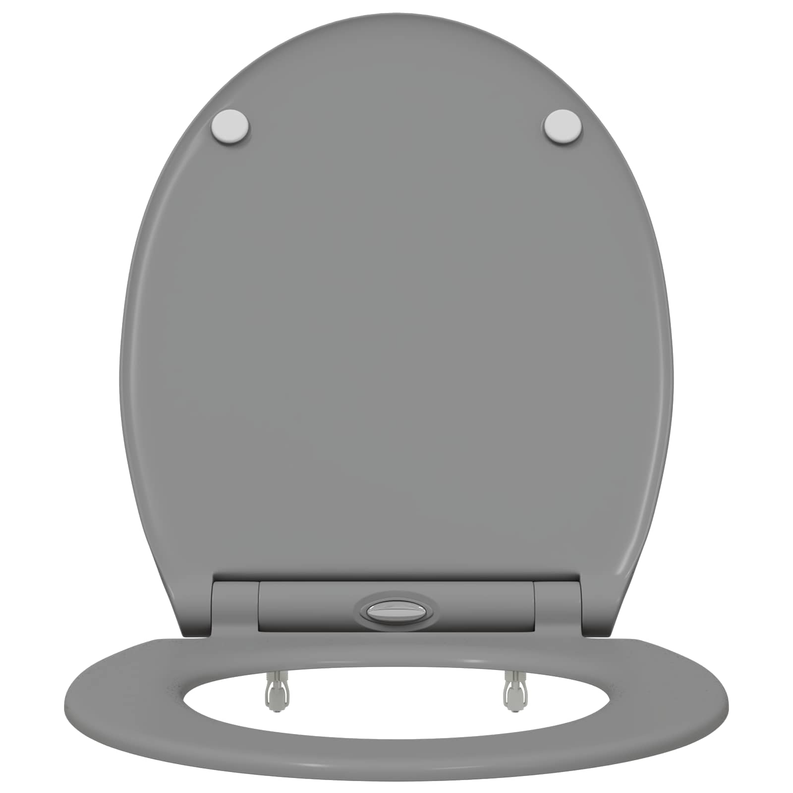 Wc-Istuin Harmaa 45,5 X 37,5 X 3,8 Cm Duroplast