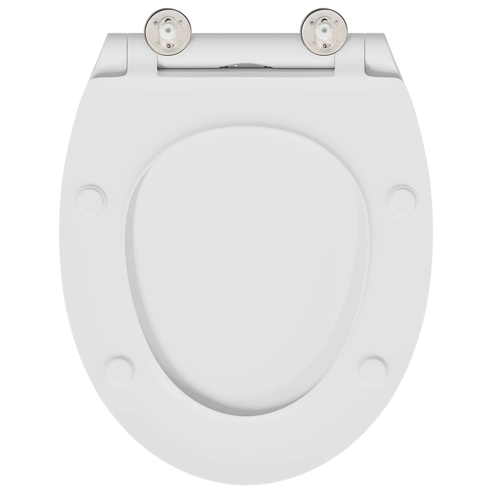 Wc-Istuin Valkoinen 45,5 X 37,5 X 3,8 Cm Duroplast