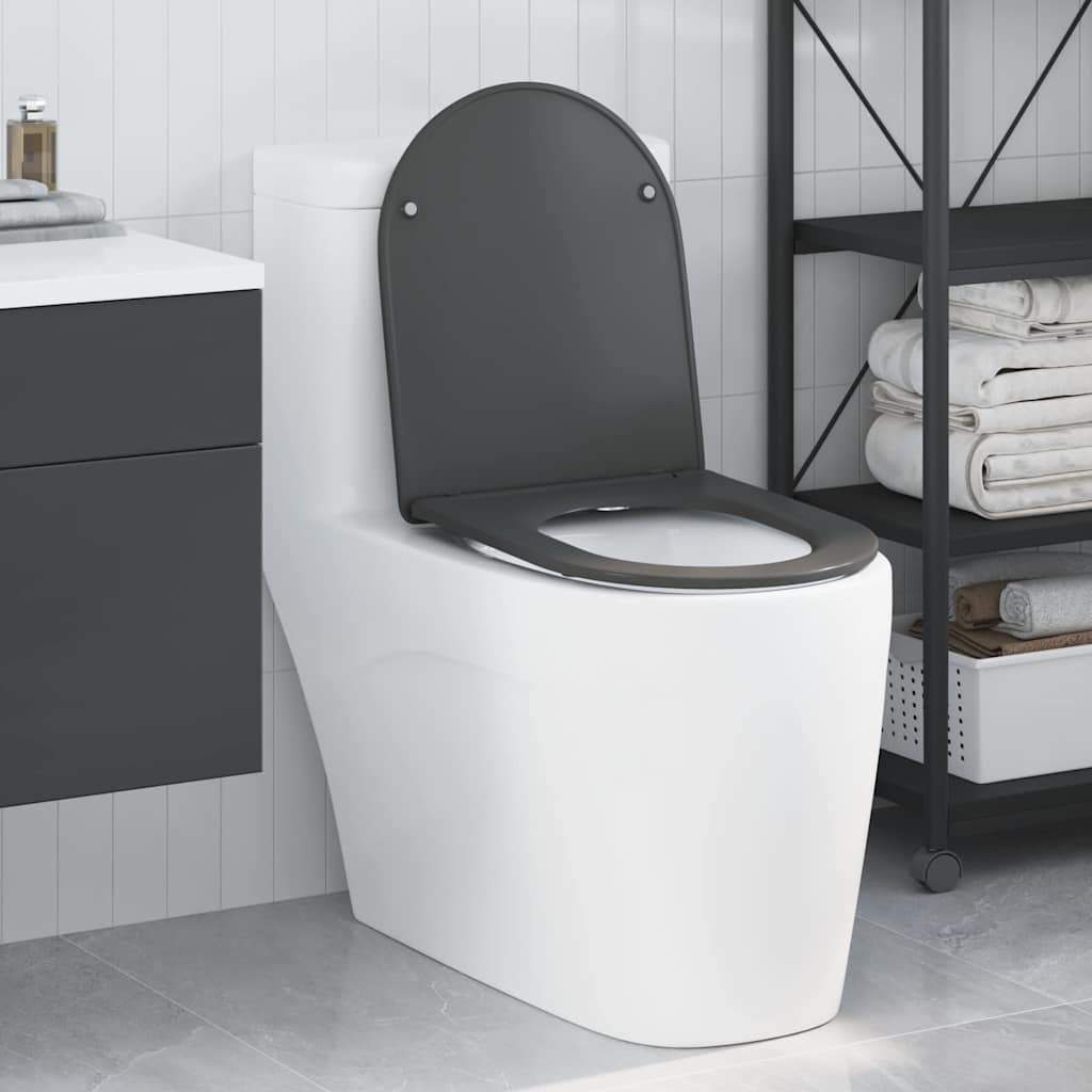 Wc-Istuin Antrasiitti 47 X 36 X 3,4 Cm Duroplast