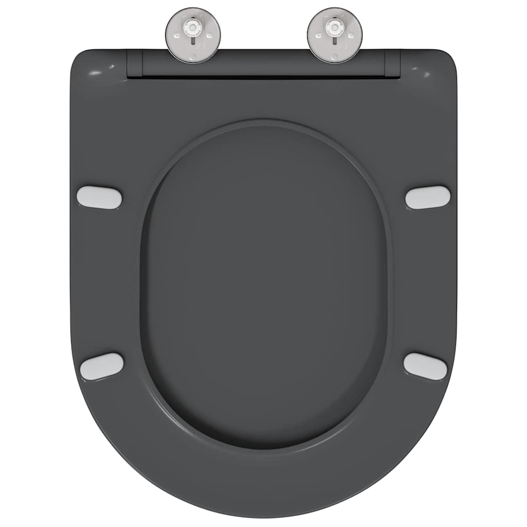 Wc-Istuin Antrasiitti 47 X 36 X 3,4 Cm Duroplast