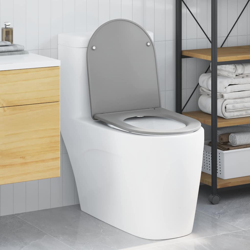 Wc-Istuin Harmaa 47 X 36 X 3,4 Cm Duroplast