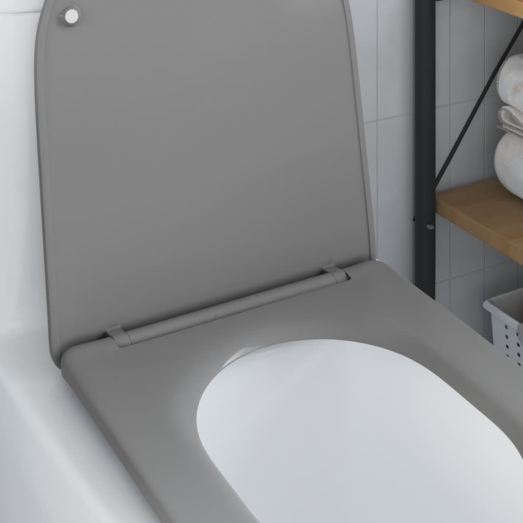 Wc-Istuin Harmaa 47 X 36 X 3,4 Cm Duroplast
