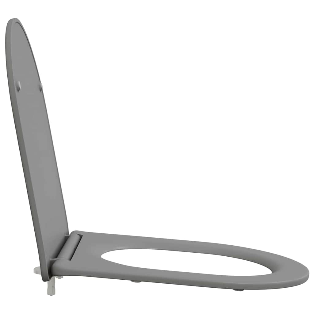 Wc-Istuin Harmaa 47 X 36 X 3,4 Cm Duroplast