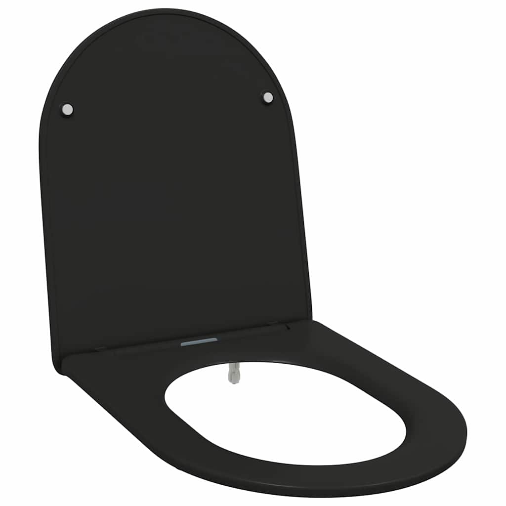 Wc-Istuin Musta 47 X 36 X 3,4 Cm Duroplast