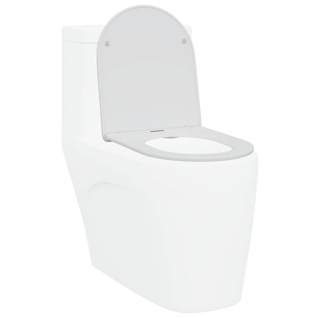 Wc-Istuin Valkoinen 47 X 36 X 3,4 Cm Duroplast
