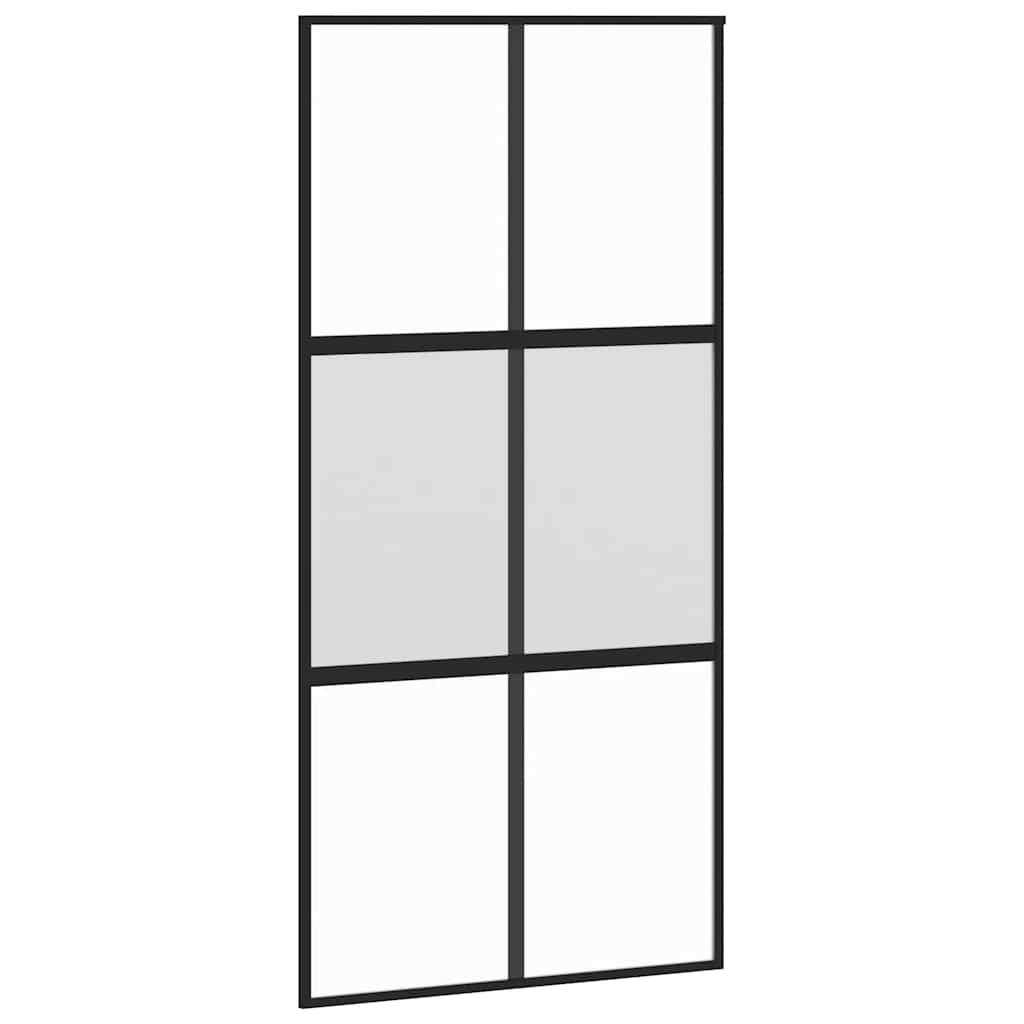 Liukuovi Laitteistosarjalla 102,5X205 Cm Karkaistu Lasi
