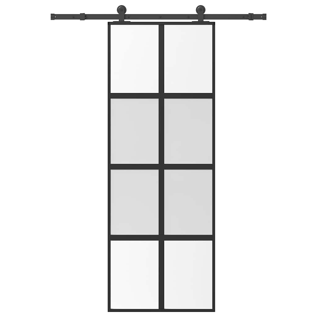 Liukuovi Asennustarvikkeilla 76X205 Cm Esg Lasi Ja Alumiini