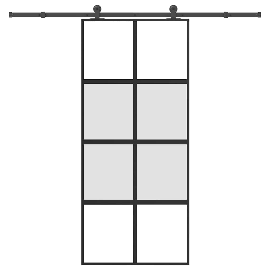 Liukuovi Asennustarvikkeilla 76X205 Cm Esg Lasi Ja Alumiini