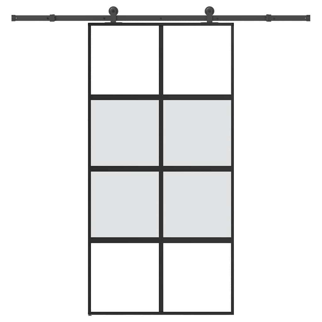 Liukuovi Asennustarvikkeilla 76X205 Cm Esg Lasi Ja Alumiini