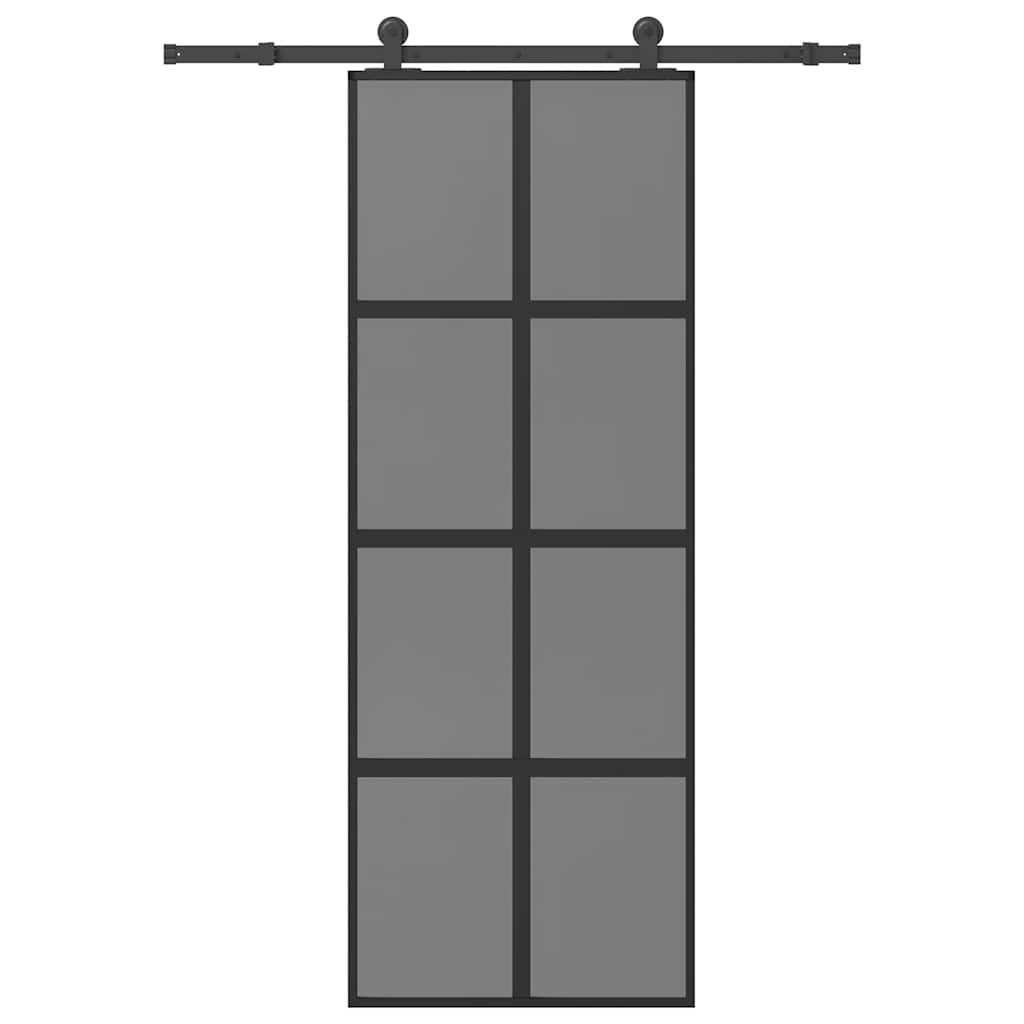 Liukuovi Asennustarvikkeilla 76X205 Cm Esg Lasi Ja Alumiini