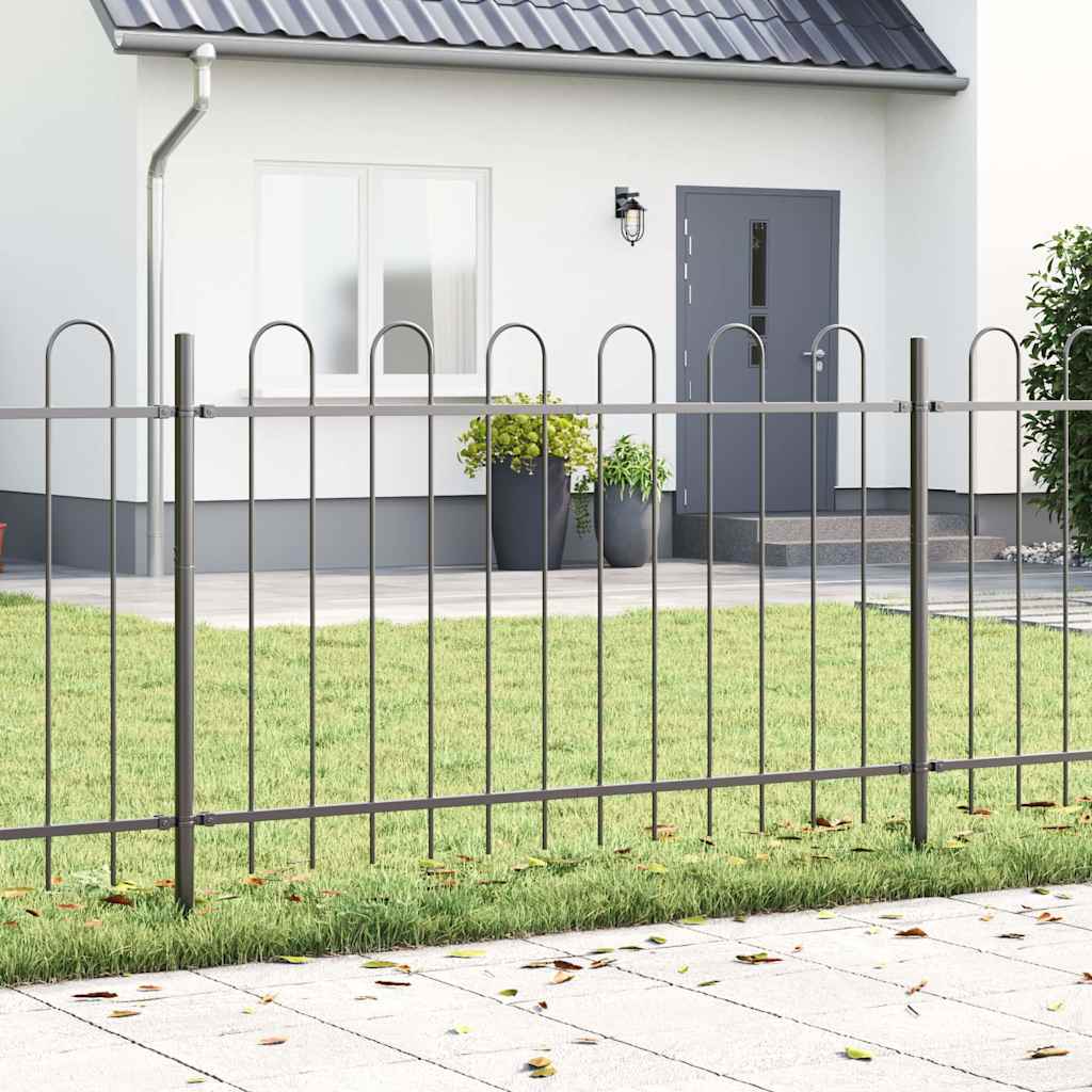 Puutarha-Aita Boxtel 9 Pcs 15,3 X 1,5 M Jauhemaalattu Teräs