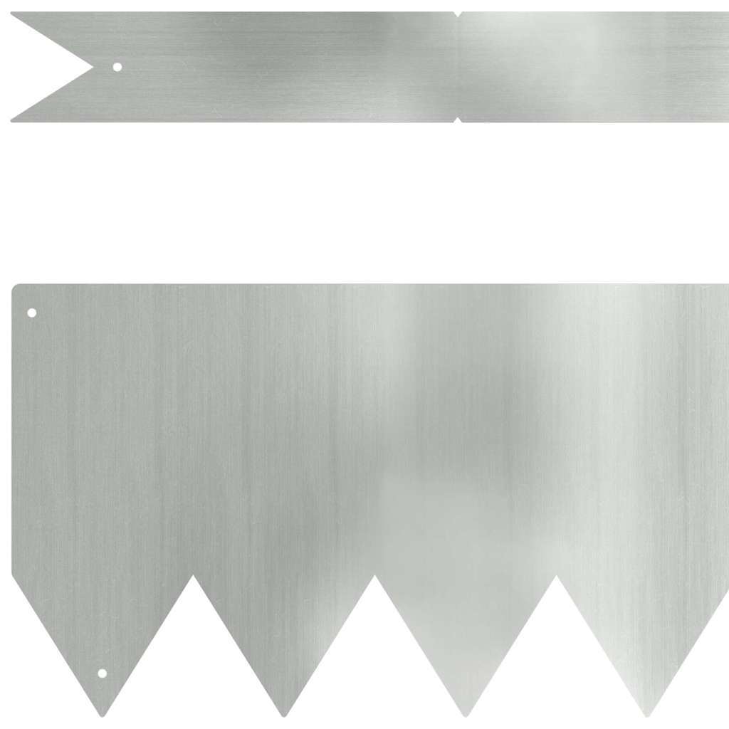 Nurmireunus 30 Pcs 100 X 0,05 X 15 Cm Galvanoitu Teräs Hopea