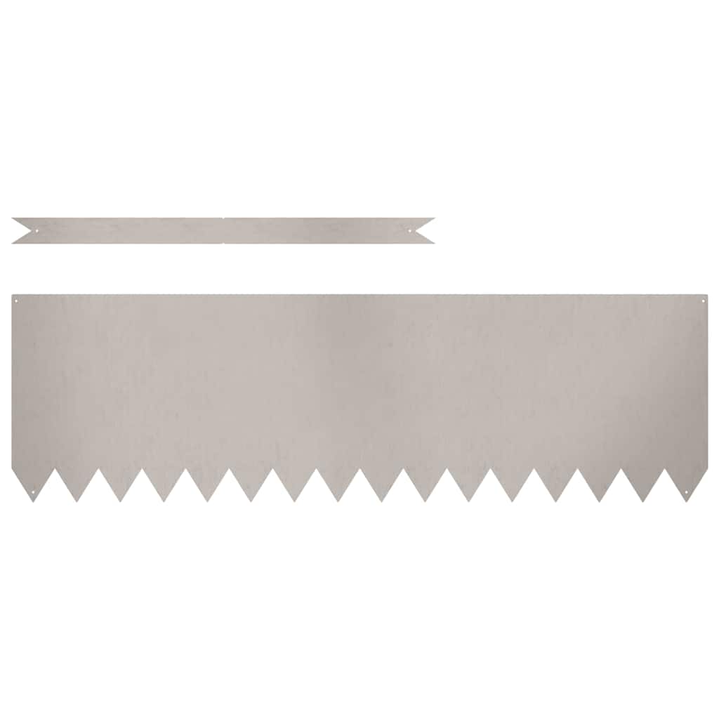 Nurmireunus 20 Pcs 100 X 0,05 X 30 Cm Kulunut Teräs Ruosteinen