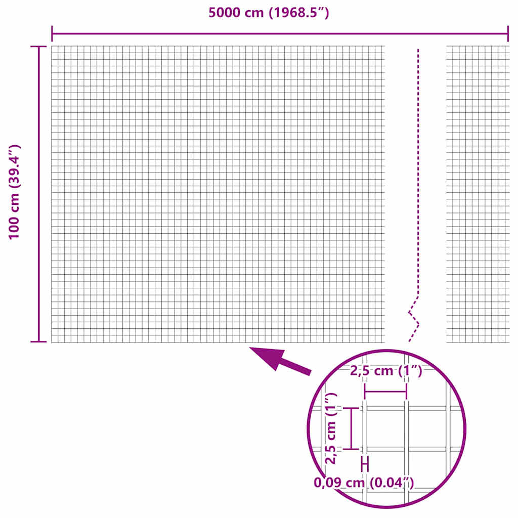 Hitsattu Lankaa 5000 X 100 Cm Harmaa