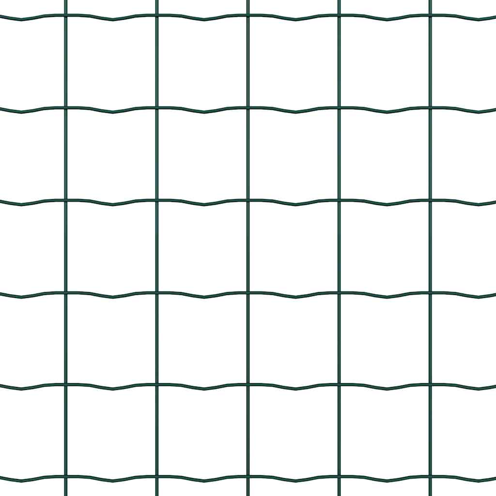 Euroaita Vihreä 1,4 X 10 M Pvc-Pintainen Rauta