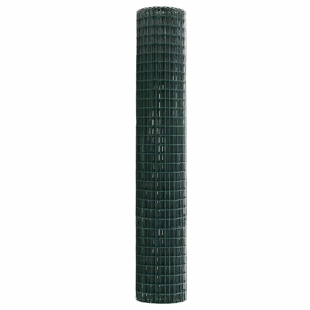 Euroaita Vihreä 1,5 X 10 M Pvc-Pintainen Rauta