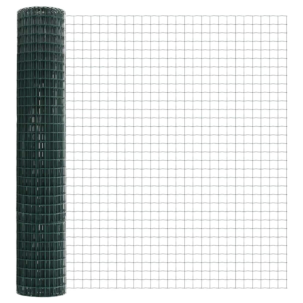 Euroaita Vihreä 1,6 X 10 M Pvc-Pintainen Rauta