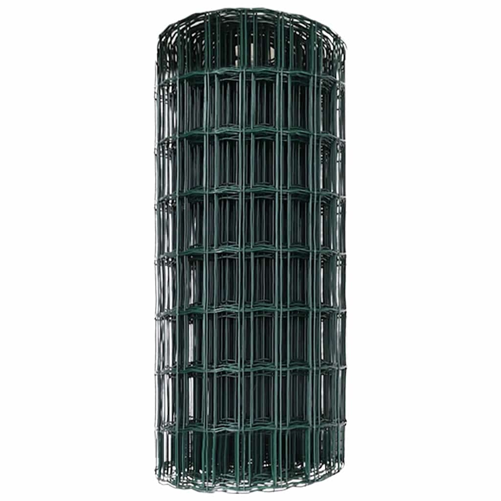Euroaita Vihreä 0,8 X 10 M Pvc-Pintainen Rauta