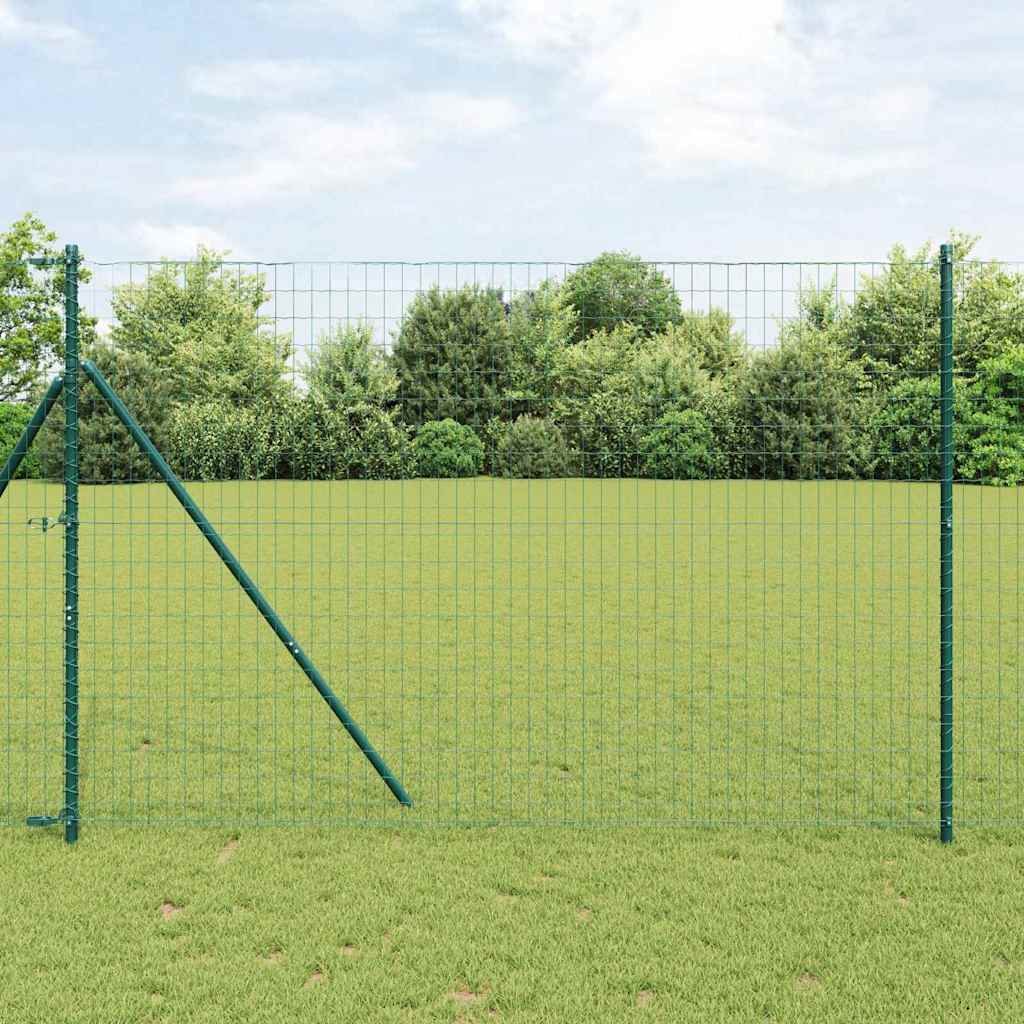Euroaita Vihreä 1,5 X 10 M Pvc-Pintainen Rauta