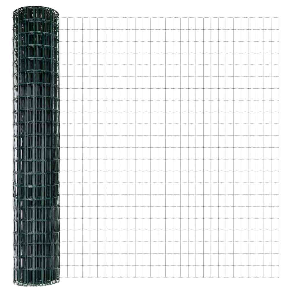 Euroaita Vihreä 1,5 X 10 M Pvc-Pintainen Rauta