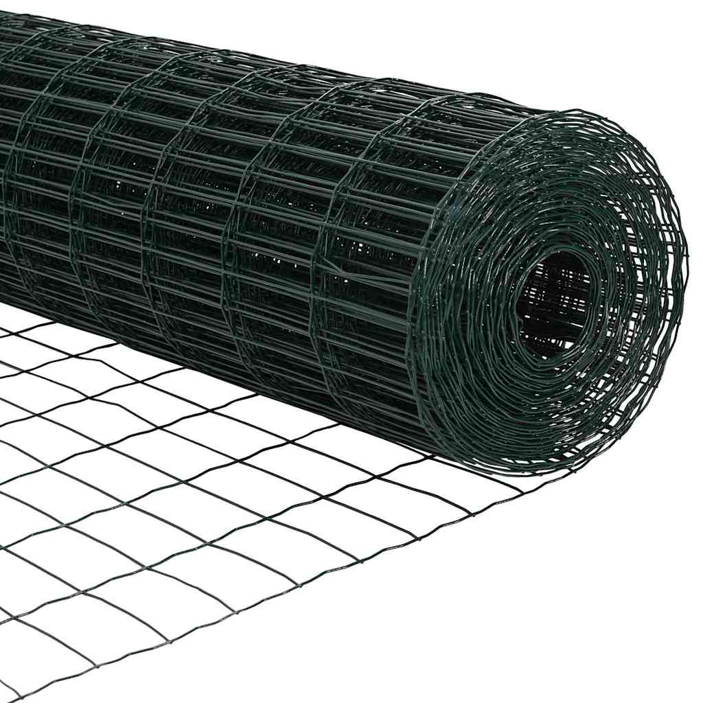 Euroaita Vihreä 0,6 X 10 M Pvc-Pintainen Rauta