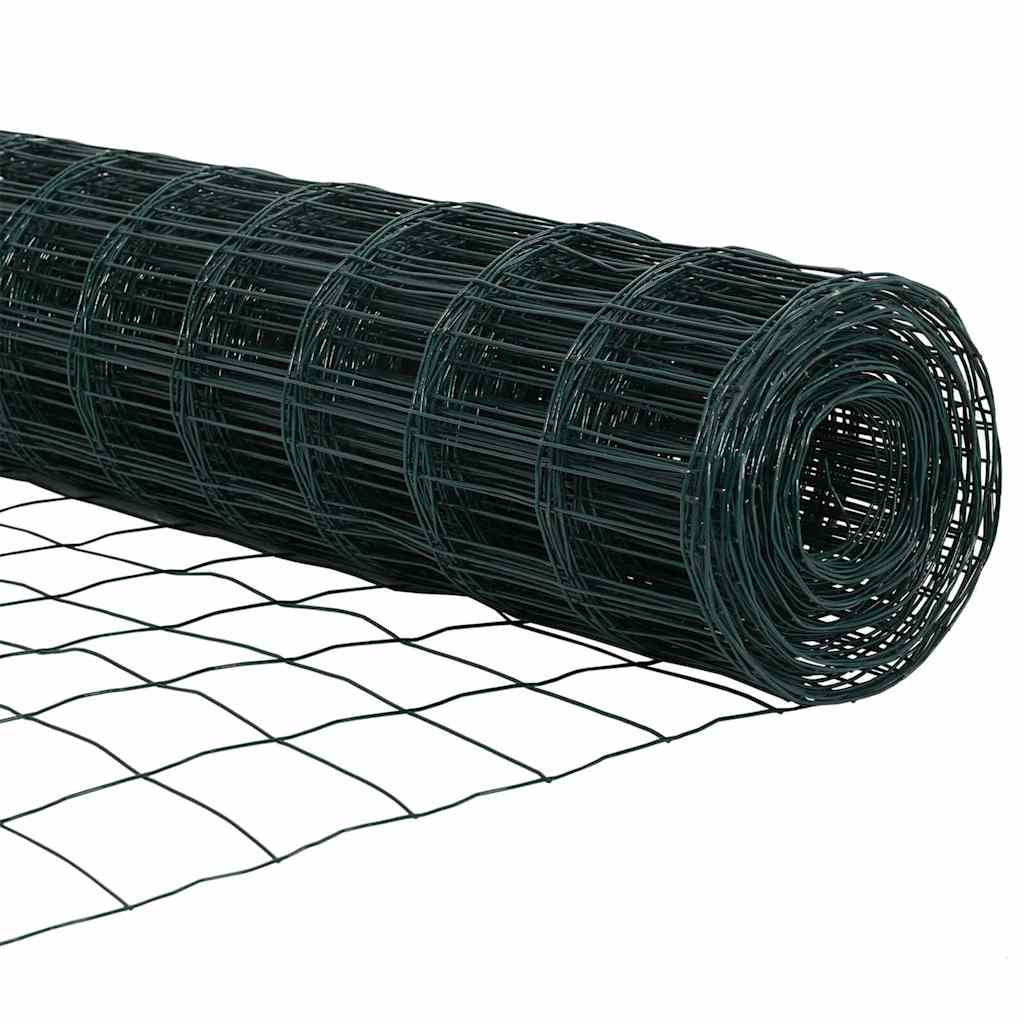 Euroaita Vihreä 0,8 X 10 M Pvc-Pintainen Rauta