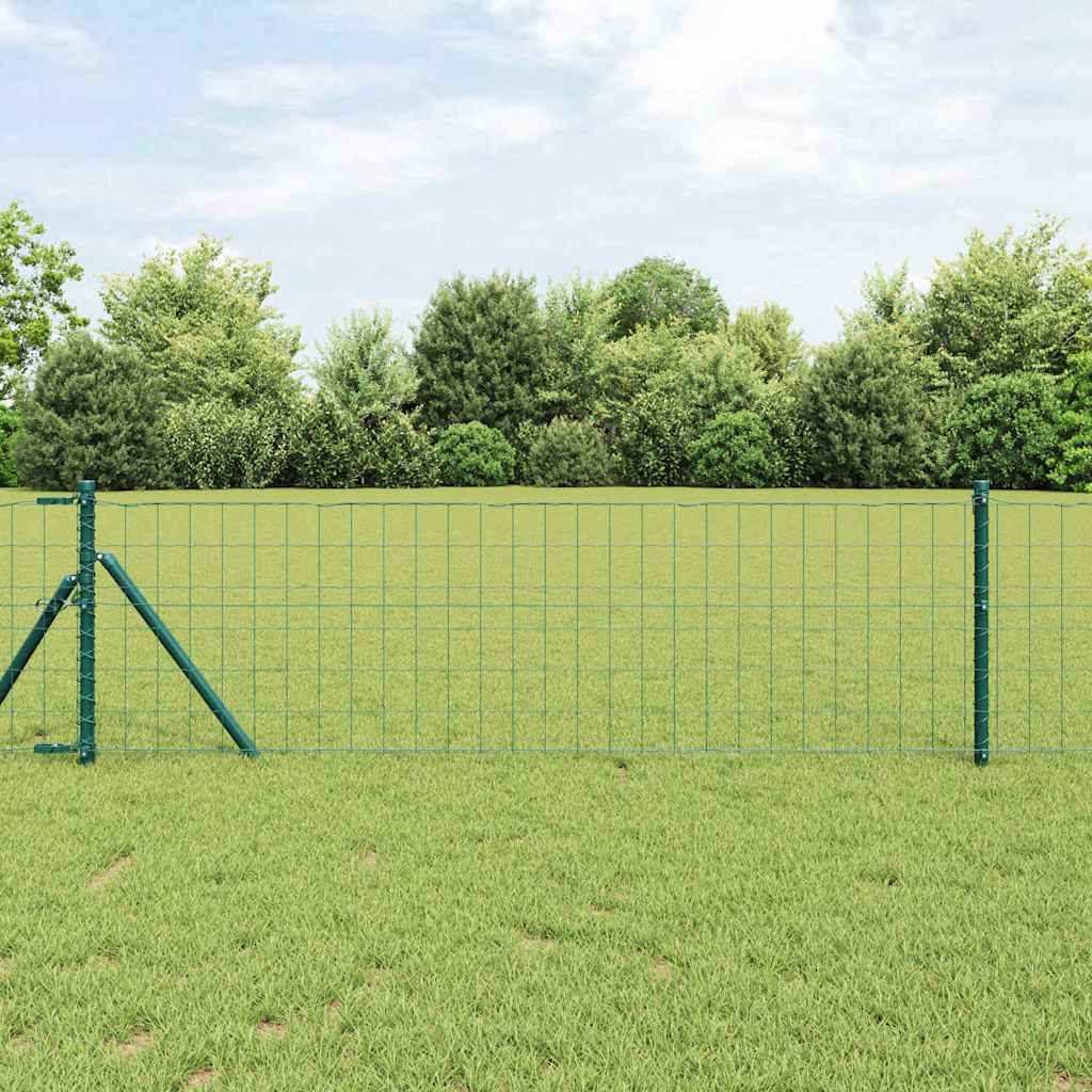 Euroaita Vihreä 0,8 X 10 M Pvc-Pintainen Rauta