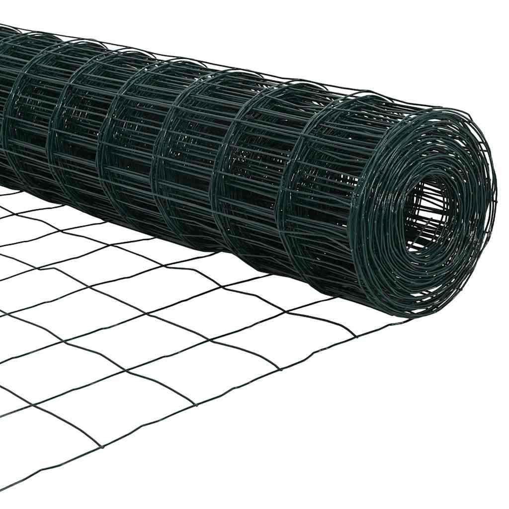 Euroaita Vihreä 1,4 X 10 M Pvc-Pintainen Rauta
