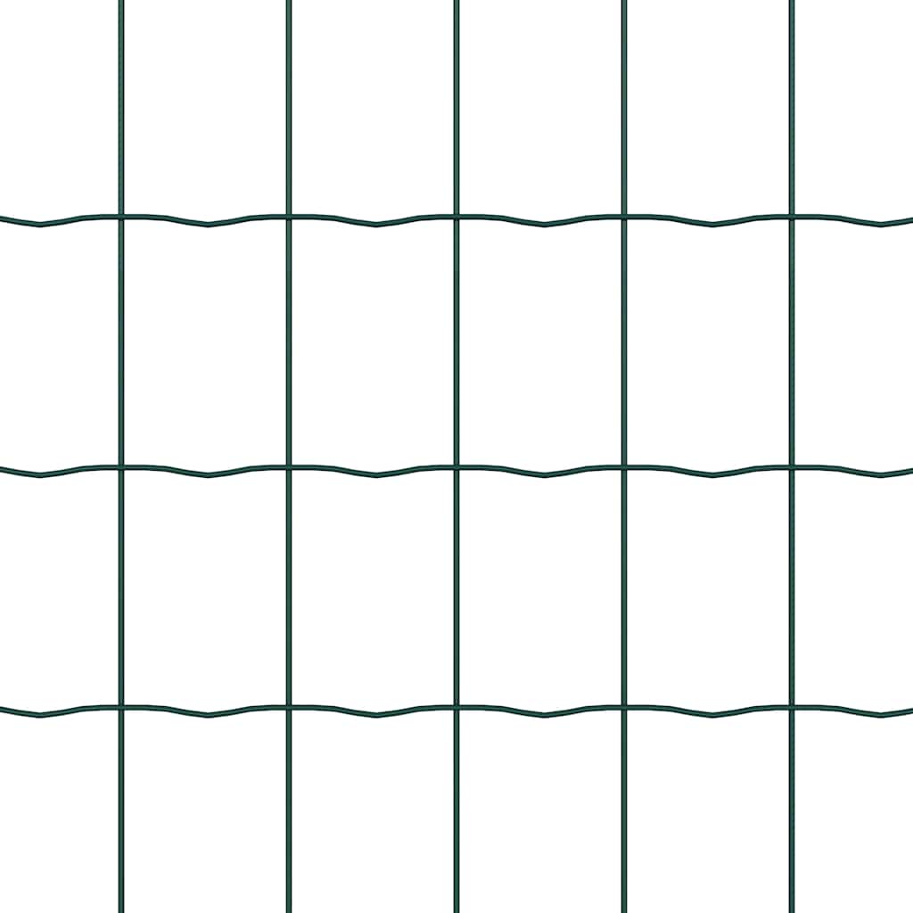 Euroaita Vihreä 0,8 X 25 M Pvc-Pintainen Rauta