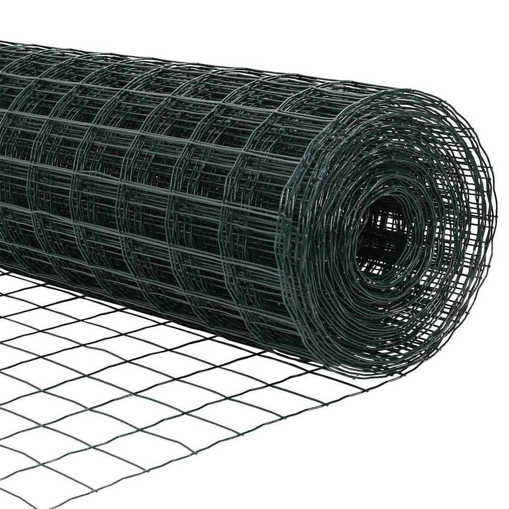 Euroaita Vihreä 0,8 X 25 M Pvc-Pintainen Rauta