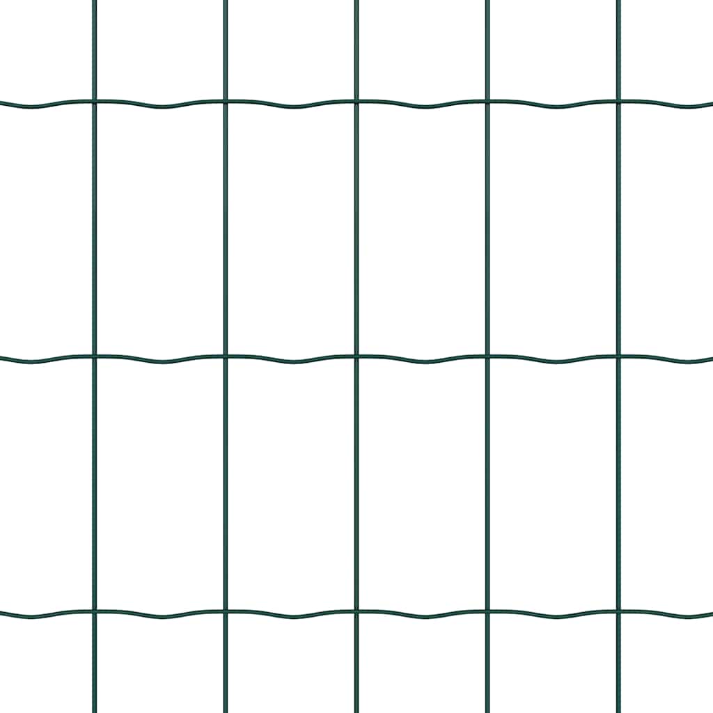Euroaita Vihreä 0,8 X 25 M Pvc-Pintainen Rauta