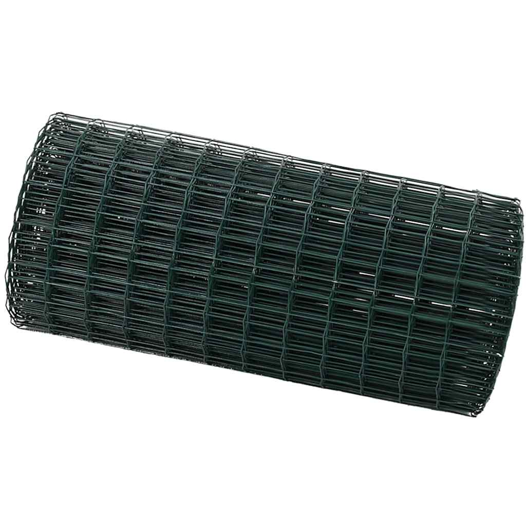 Euroaita Vihreä 0,6 X 25 M Pvc-Pintainen Rauta