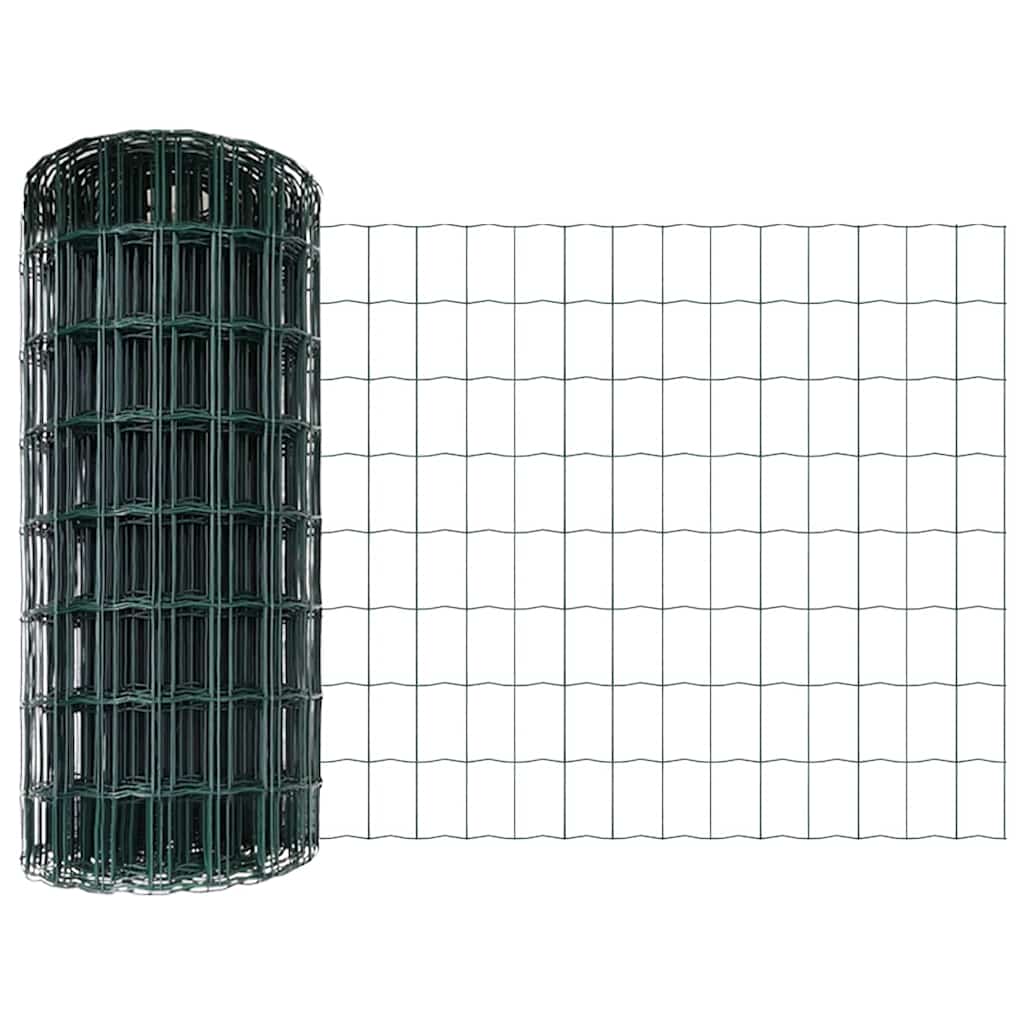 Euroaita Vihreä 0,4 X 50 M Pvc-Pintainen Rauta