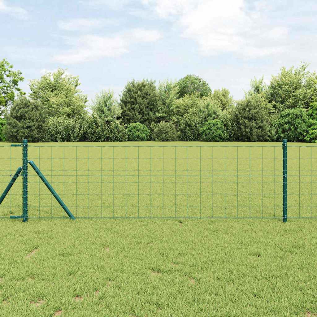 Euroaita Vihreä 0,6 X 50 M Pvc-Pintainen Rauta