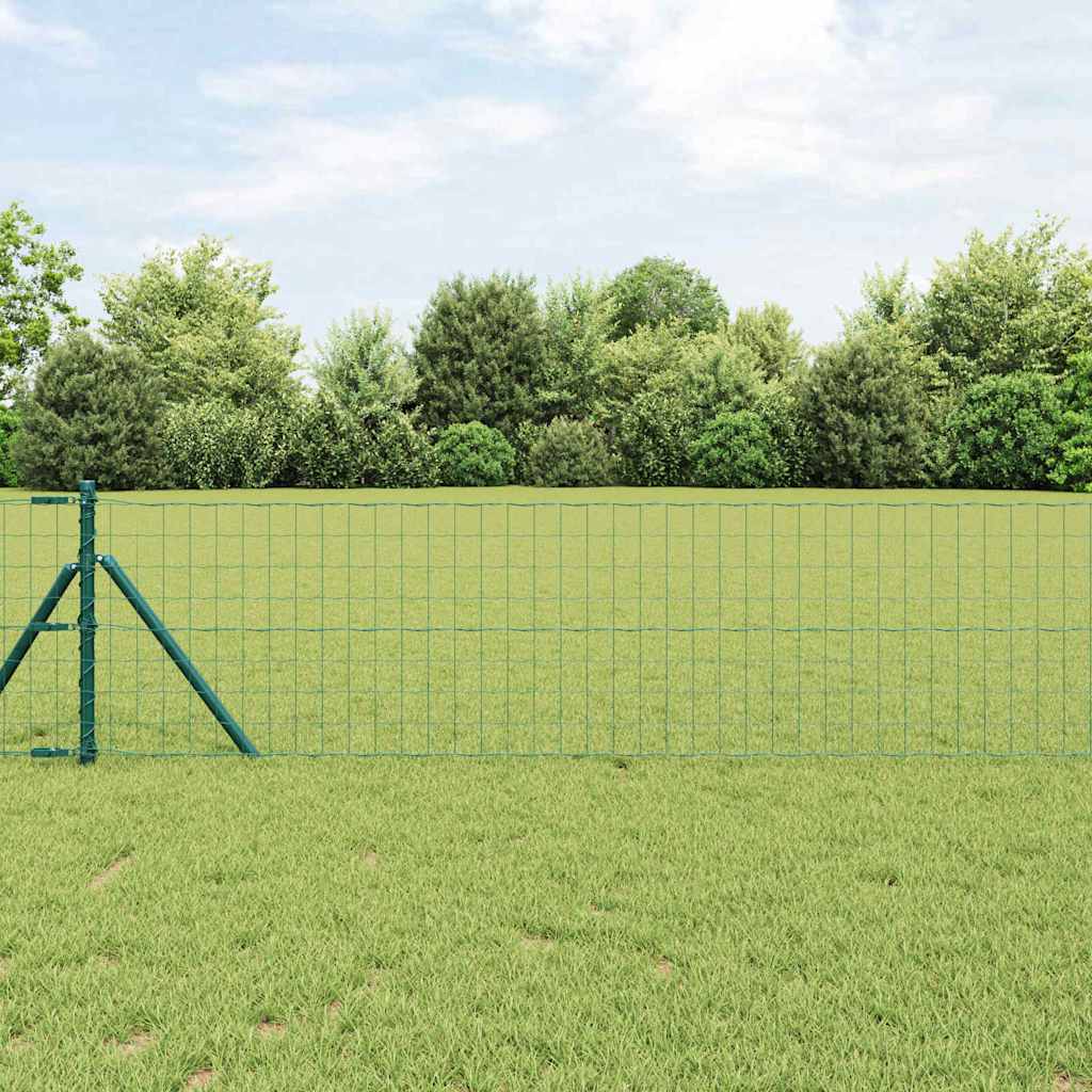 Euroaita Vihreä 0,6 X 50 M Pvc-Pintainen Rauta