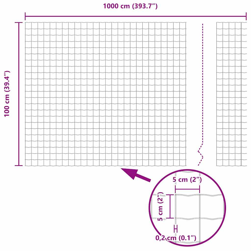 Euroaita Harmaa 1 X 10 M Pvc-Pintainen Rauta